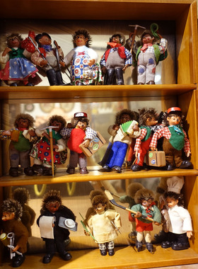 小刺猬软胶古董娃娃original