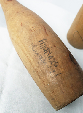 意大利中古木线棒摆件