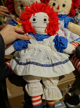 西洋古董安布娃娃 raggedy ann&andy多款选布娃娃超大只