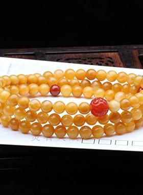 天然红玛瑙有求必应貔貅佛珠手链