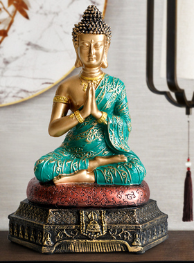 佛像供奉保平安电视柜桌面装饰