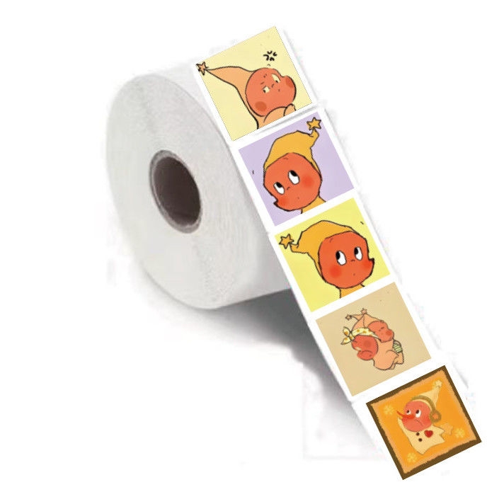 新款星星人卷卷贴画可爱贴纸爆款简约便宜行李箱diy装饰高颜值 - 图3