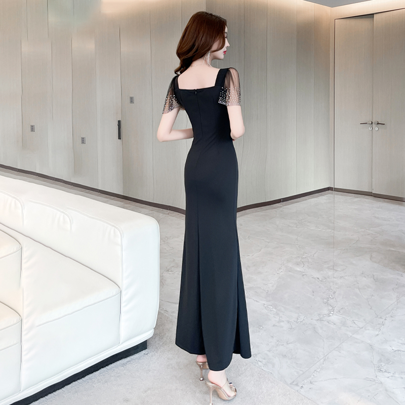 性感连衣裙时尚夜场足浴足疗SPA柔式按摩休闲养生会所技师工作服 - 图1