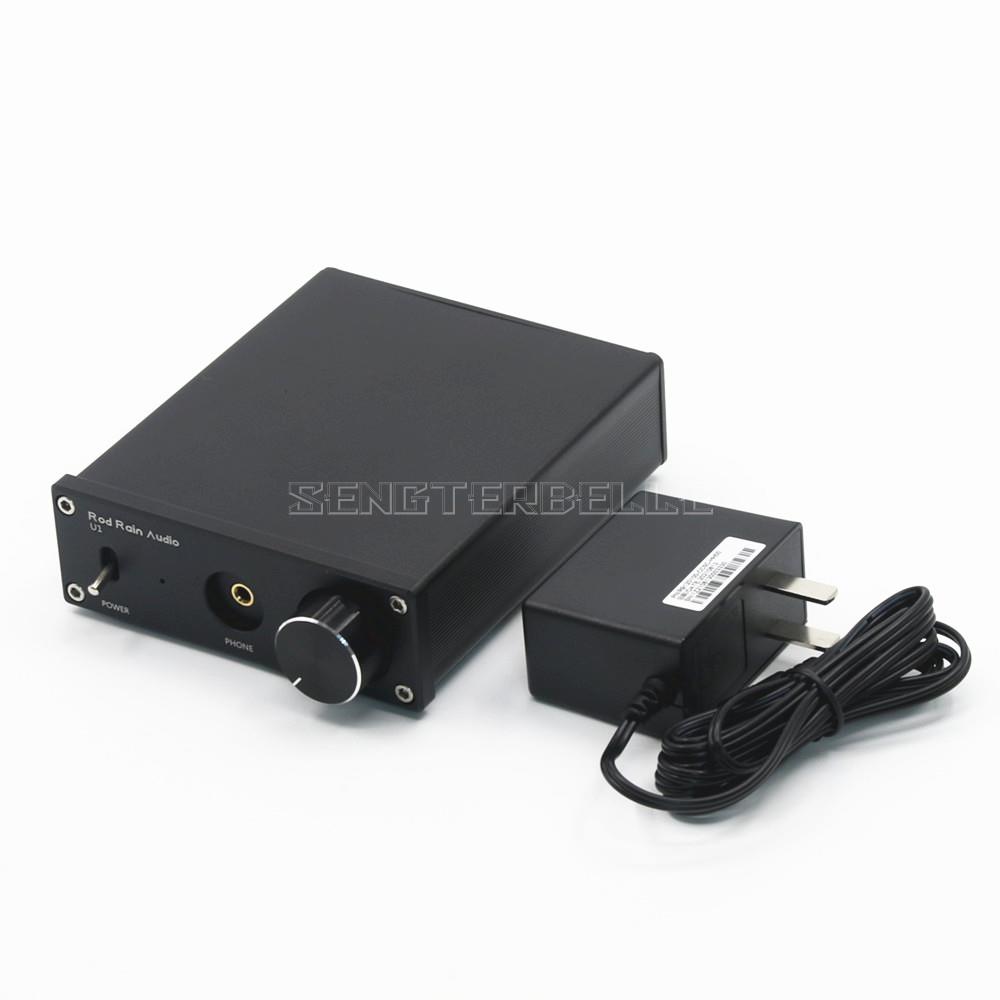 罗德雨U1桌面USB解码器 DAC耳放ES9038声卡支持384K DSD512解码 - 图3