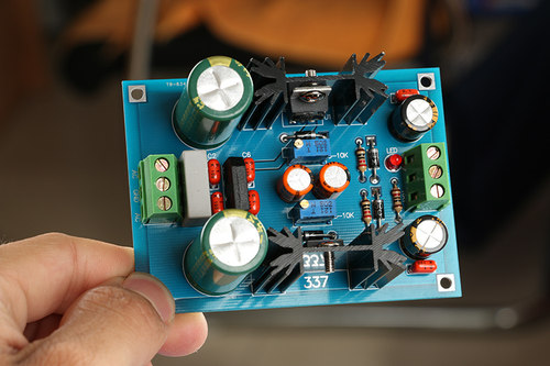 LM317 LM337可调滤波稳压电源套件板连续可调电压输出适合前级-图1