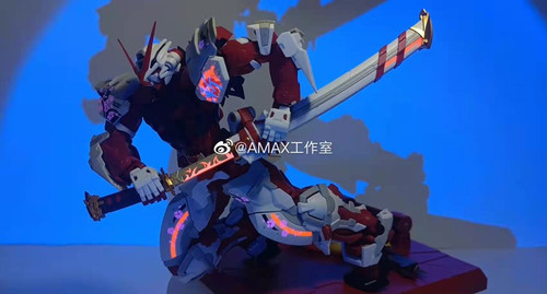 包邮 AMAX 1/100 Hirm样式 模匠魂 猩猩臂 强力型 红异端荧光水贴 - 图2