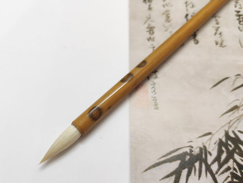 纯羊毫透爪锋蝇头小楷抄经毛笔没骨画书法专用羊毛软笔隶篆书绘画 - 图2