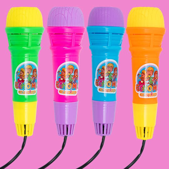 儿童麦克风物理回声无线回音话筒玩具模型无需用电幼儿园口才培训