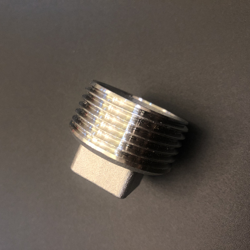 201/304不锈钢外丝堵头/塞头/闷头/水暖配件/丝扣/DN8 10 15 3分