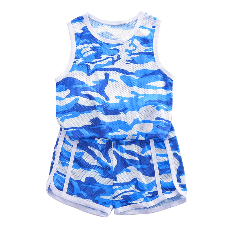 男童无袖套装夏季冰丝背心外穿速干网眼超薄款中小儿童潮迷彩套装,淘宝优惠券,粉丝福利购,淘宝优惠卷