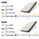Yalan deep sleep 1200 hard plus natural coconut palm cushion