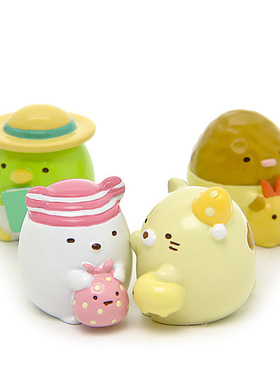 卡通创意立体树脂精灵生物抱精灵书本园艺多肉花插插件居家装饰