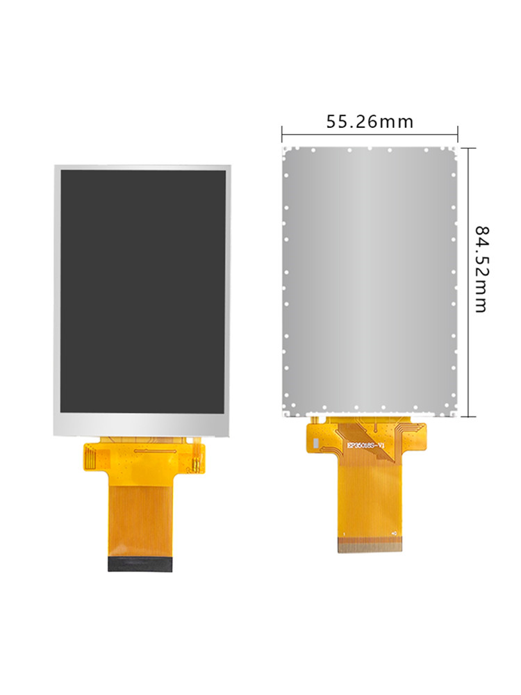 3.5寸TFT液晶显示屏 高清彩色液晶屏工控可带触摸插接IPS色彩艳丽 - 图2
