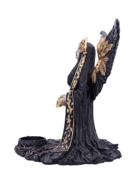 北欧死神雕像香薰烛台摆件工艺品外贸欧式复古树脂茶烛烛台底座