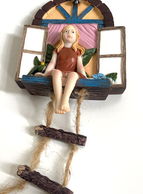 跨境新品仙女摆件可爱树脂庭院