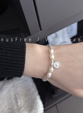 925纯银天然淡水珍珠手链