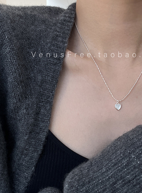 项链venusfree极细925纯银叠戴