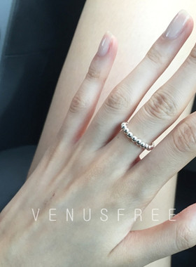 包邮手工弹力绳掉色转运珠戒指