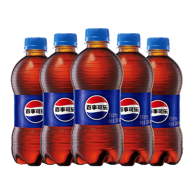 无糖百事可乐300毫升小瓶装80后怀旧老式七喜柠檬汽水美年达饮料