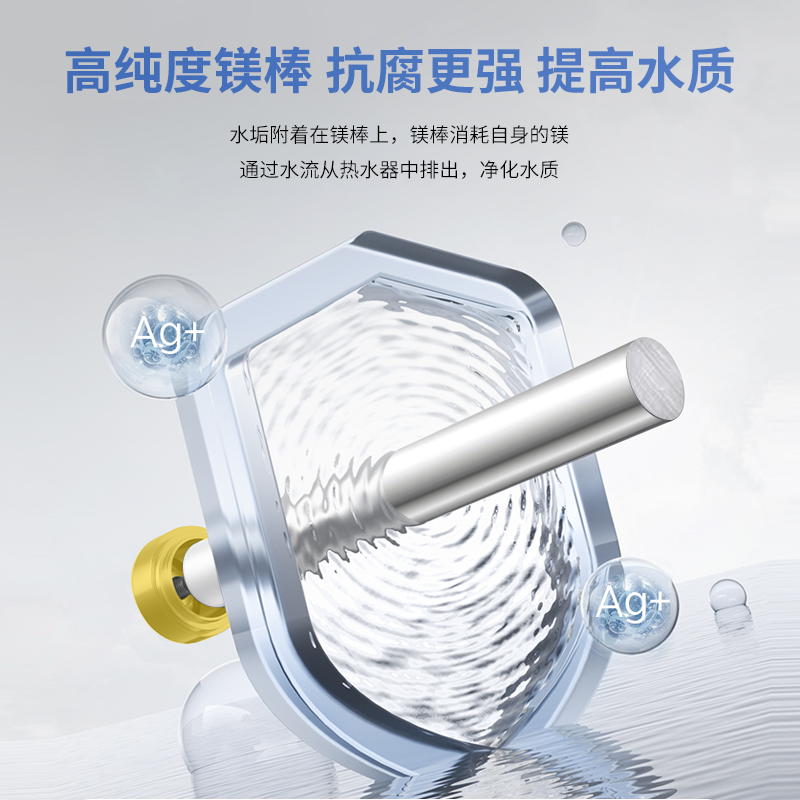 适用美的电热水器镁棒40L/50L/60L/80L排污口除水垢阳极棒配件,淘宝优惠券,粉丝福利购,淘宝优惠卷