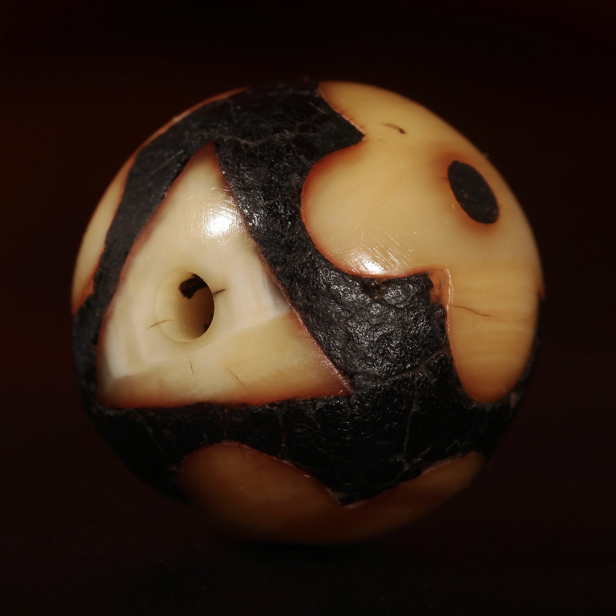 藏传西藏原装满收缩老灵骨圆珠15mm 镶嵌藏药多宝配珠单珠老珠938,淘宝优惠券,粉丝福利购,淘宝优惠卷