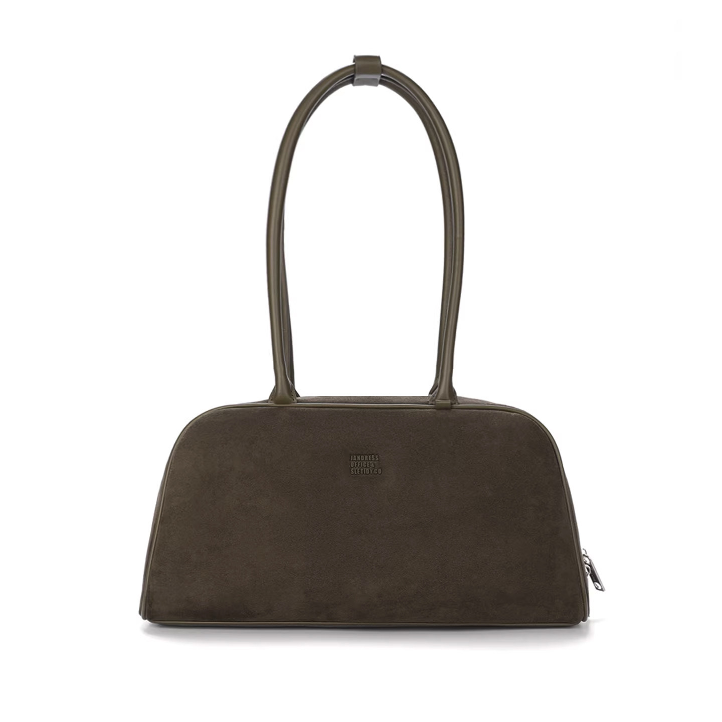 简着26SS新品 原创 格尔托 雪松绿 麂皮波士顿包简约单肩保龄球包,淘宝优惠券,粉丝福利购,淘宝优惠卷