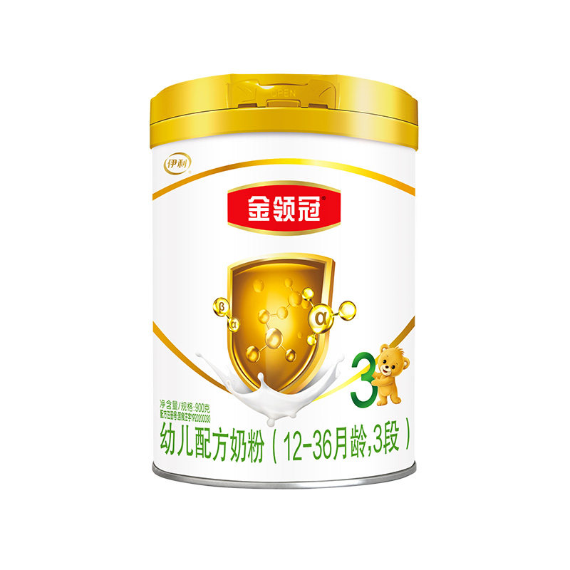 伊利金领冠基础3段1-3岁儿童单罐 金领冠婴幼儿牛奶粉