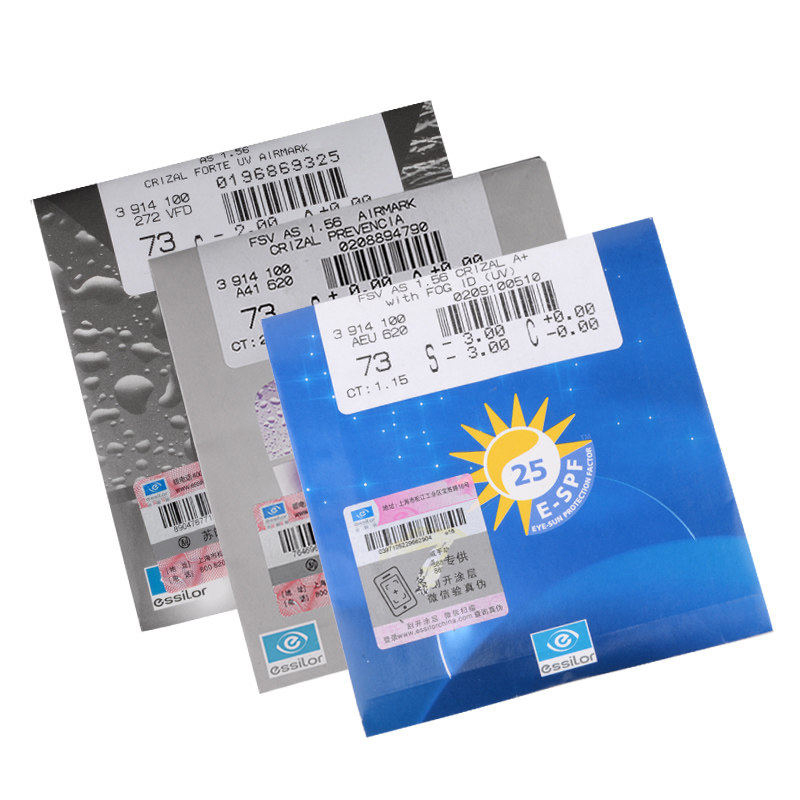 大视野眼镜专营店依视路镜片钻晶A4防蓝光超薄1.67爱赞A3非球面1.60近视X4眼镜片X63