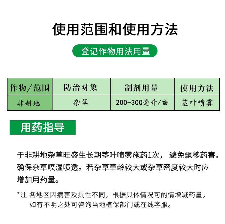 巴斯夫精保试达10%精草铵膦铵盐果园柑橘苹果非耕地杂草除草剂-图0