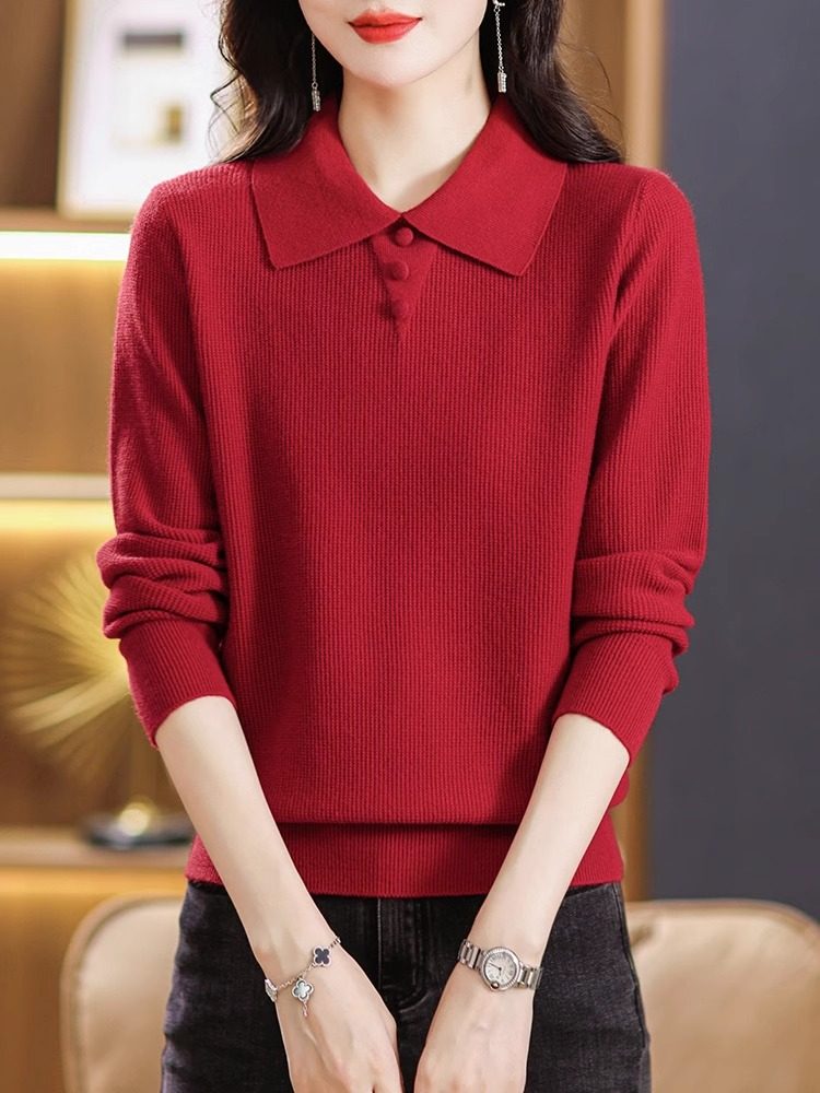 鄂尔多斯市羊绒衫毛衣女士秋冬针织衫宽松翻领中年妈妈羊毛打底衫,淘宝优惠券,粉丝福利购,淘宝优惠卷