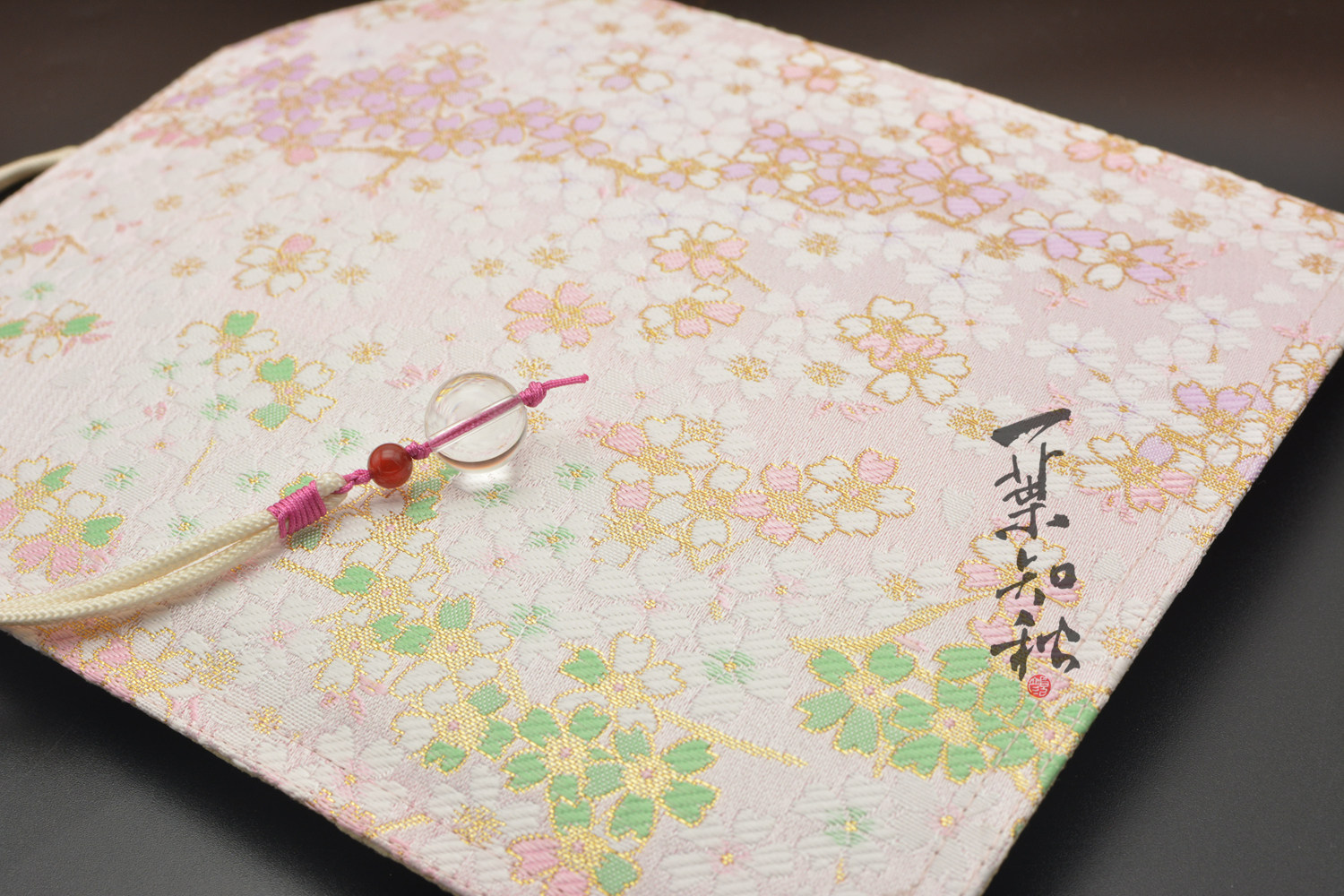 一叶知秋 【彩樱若雪】一叶知秋手作 钢笔 笔帘 西阵织进口面料,淘宝优惠券,粉丝福利购,淘宝优惠卷