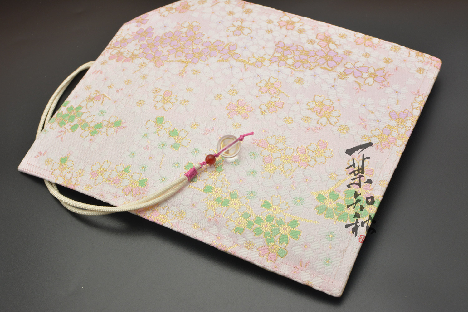 一叶知秋 【彩樱若雪】一叶知秋手作 钢笔 笔帘 西阵织进口面料,淘宝优惠券,粉丝福利购,淘宝优惠卷