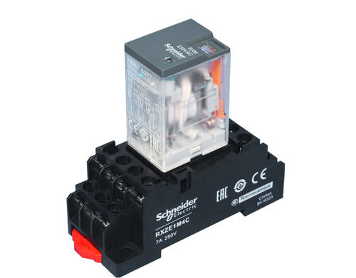 施耐德正品 中间继电器RXM2LB2BD RXM4LB2P7小型继电器220V12V24V - 图3