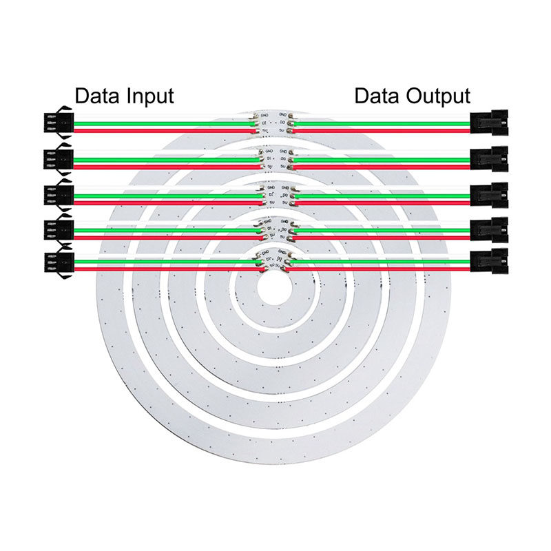 LED发光灯圈圆环形5V跑马幻彩全彩RGB灯带可编程发光天使眼模组,淘宝优惠券,粉丝福利购,淘宝优惠卷