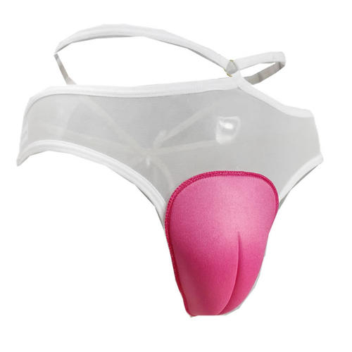 苾美 性感吊缀款 性感内裤CD变装鲍鱼线裤 定形护裆底裤 - 图1