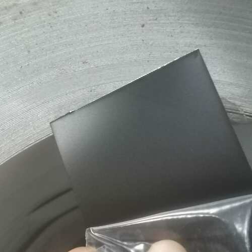 无边字铝边条发光字超级字边带广告字围边卷包边 哑光黑 磨砂黑 - 图0