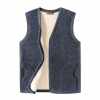 Dad's thickened velvet vest for middle-aged and elderly men