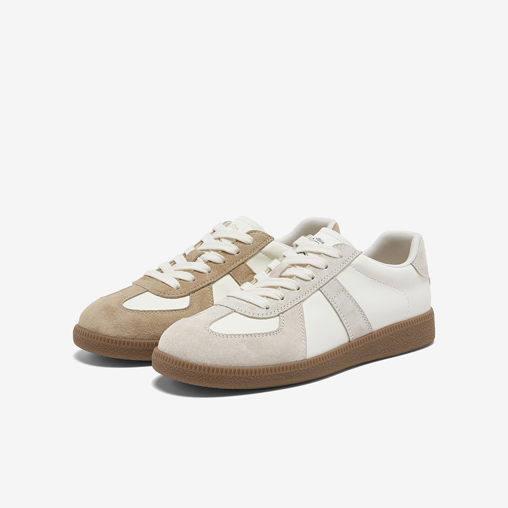 百思图26春商场新款经典复古厚底德训鞋平底运动女休闲鞋Q1007AM6,淘宝优惠券,粉丝福利购,淘宝优惠卷