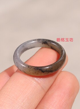 新疆和田玉17号戒指子母扣项链