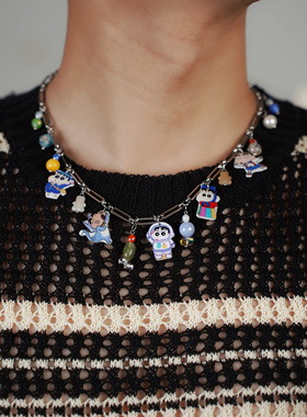 蜡笔小新小众原创项链