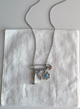 海洋之星别针项链（独特小众复古极具设计感时尚项链）