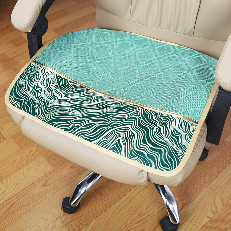 新中式餐椅薄垫冰丝薄款家用餐椅垫办公室久坐垫防滑可定制