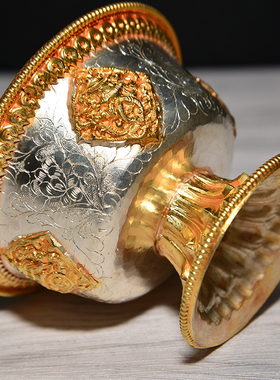 供水杯杯尼泊尔银色鎏金