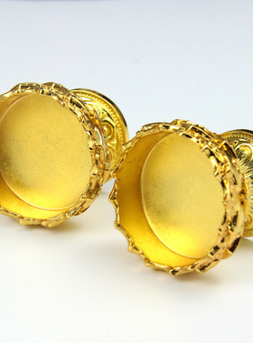 彩绘合金莲花灯烛台灯座莲花底座