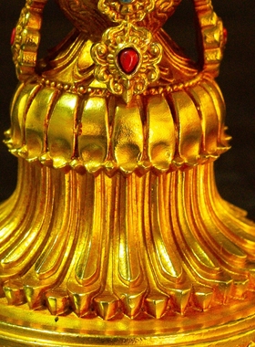 纯铜八瑞物组合(鎏金）家用摆件