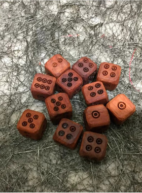 精工制作非洲紫檀吉祥天母骰子