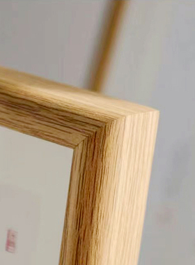 2025年开财库客厅实木相框摆件手绘五路财神可定制