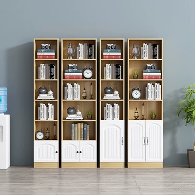 Простая книжная полка, современная и минималистичная коробочка для хранения для спальни, книжный шкаф для школьников