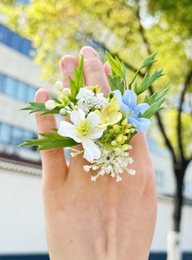 新款结婚戒指订婚礼《森林来信》