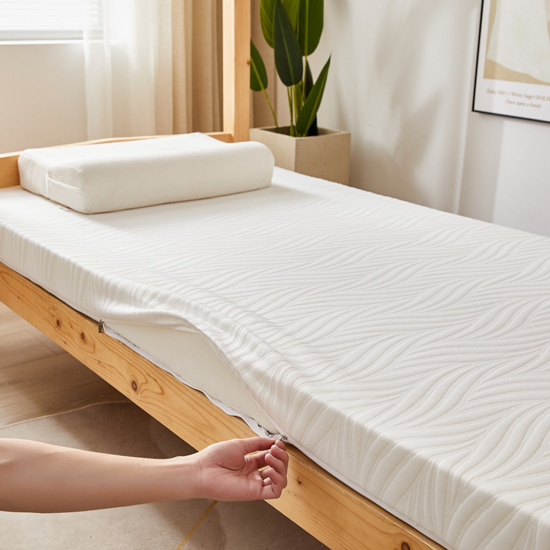 Student dormitory single cushion 1.2m bed mattress with - 图0